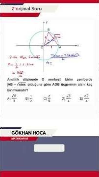 That Trigonometry Question That Will Eliminate Those Who Memorize Formulas! | Z'original Question