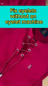 See how i fix eyelets without an eyelet machine 😀 | Vincent Abbah