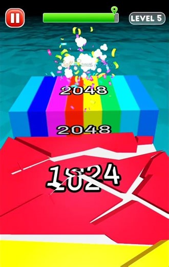 2048 Ball Run Merge Race | Smooth Mega Merge Challenge! 🔥😳 #shorts