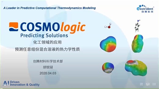 创腾出品 | 材料科学专题-COSMOlogic化工领域应用-20200403