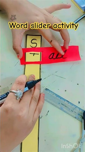 Word slider activity #shorts #youtubeshorts #easycraft #kids
