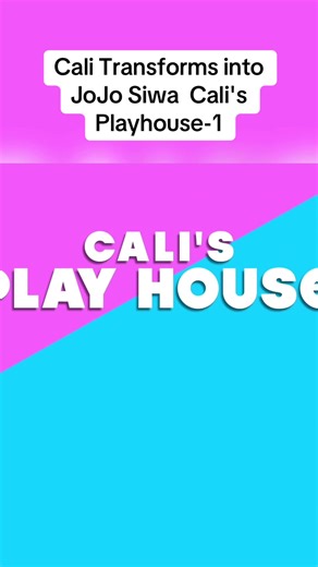 Cali Transforms into JoJo Siwa Cali's Playhouse-1