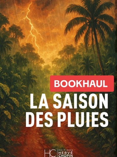 Un #unboxing / #bookhaul from @Éditions Hervé Chopin : le prochain roman de Paul Colize, La Saison des pluies. @Lisez_officiel #BookTok