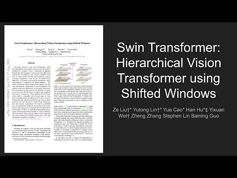 Swin Transformer: Hierarchical Vision Transformer using Shifted Windows