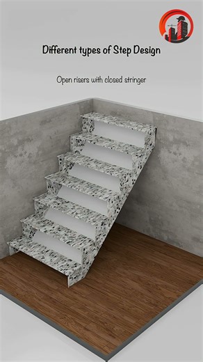 Different Types of Step Design in Staircases #shorts #shortsfeed