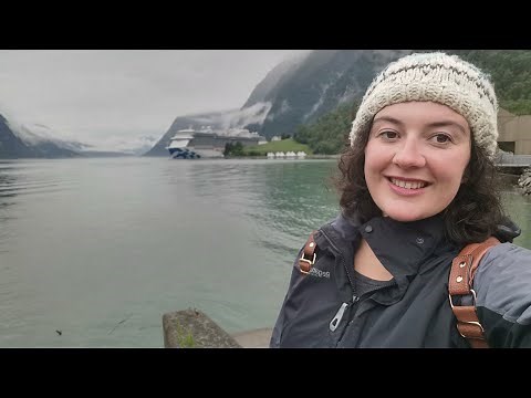 Wandering through Skjolden, Norway // Âsafossen Waterfall // Sky Princess Norway & Iceland Cruise