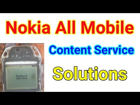 nokia contact service solution | Nokia 1280 contact service fix down problem | nokia contact service