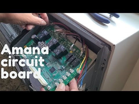 How to replace the circuit board on an Amana PTAC Heatpump DIY