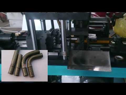 Automatic horizontal single-head pipe end machine: steel pipe double convex ring