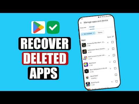 How to Find & Restore Deleted Apps on Android | Apps Missing on Android? Find & Restore Them