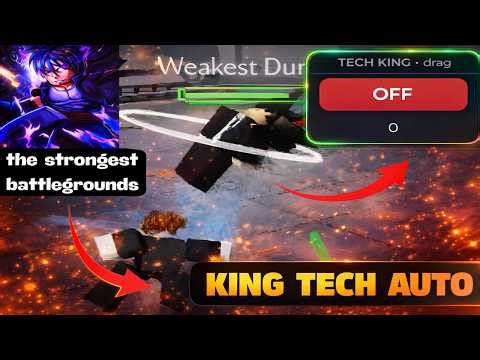 *NEW 🎉* TECH KING universal script the Strongest Battlegrounds 