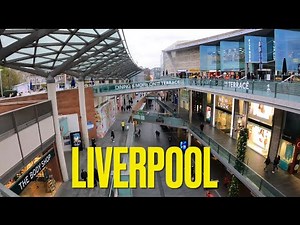 LIVERPOOL CITY CENTRE ENGLAND 4K WALK Walking Tour - LIVERPOOL ONE SHOPPING CENTRE Virtual Tour