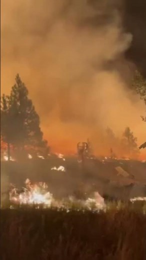 Footage from our country’s largest mega-fire, which has burned over 100,000 acres of land in Oregon.