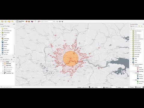 Comparing Isochrones vs. Radius Maps Using QGIS