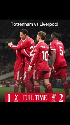 7 games in a row unbeaten 💪 #liverpool #tottenham #premierleague #florianwirtz #hugoekitike