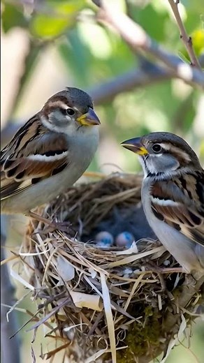 The Most Relaxing Sparrow Chirping Ever – Soft Calls & Peaceful Nature Vibes 😌🐦 8 Hours