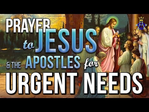 🕊️ Celestial Petition: Prayer to Jesus and the Apostles for Urgent Needs