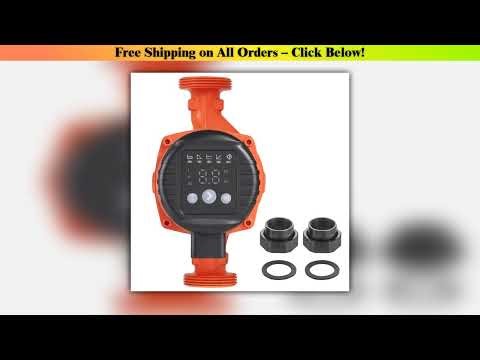 SucceBuy Hot Water Recirculating Pump 50/60/67 L/min High Efficiency Automatic Pump 1-1/2"Threaded