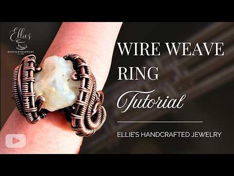 DIY Wire Ring with Prong Setting - Step by Step Guide!