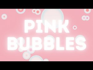 Romantic Pink Bubbles 💞 | Relaxing 4K Visuals