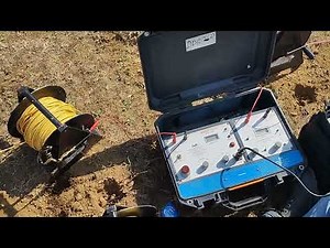 ERT TEST Earth resistivity tomography test part 1 geotechnical survey.