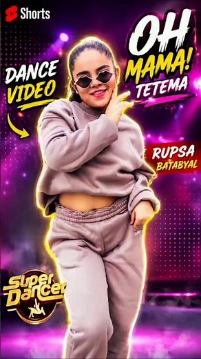 🎵 Oh Mama! Tetema 🔥 | Amazing Dance Cover by Rupsa Batabyal 💃 #Shorts #viral #rupsa #dance