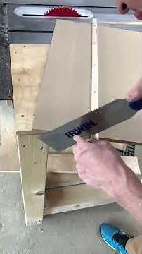 Making a Simple Crosscut Table Saw Sled