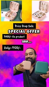 16K views · 311 reactions | Mini Jewellery box ❤️ Product Code:-#0067 Only:-₹120/- Shop Now ️ Buy Link In Broadcast  For More Details...... 9320001717 #mehta #mart #mhm #mehtamartmhm #gadegts #online #shopping #onlineshopping #stainless #oil #container #steel #offlineshopping #offline #shop #ulhasnagar #ulhas #viral #trendinggadgets #meahoo #amazon #jewellery #box #min #organizer . . . . . . . . . Voice By @mhm_vibes | Mehta Mart MHM | Facebook