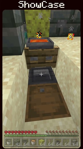 Minecraft Bedrock Edition - infinite lava showcase #minecraft #mctutorial #gaming