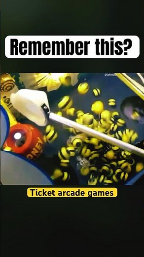 Remember these Ticket arcade machines? 🎟️ #nostalgia