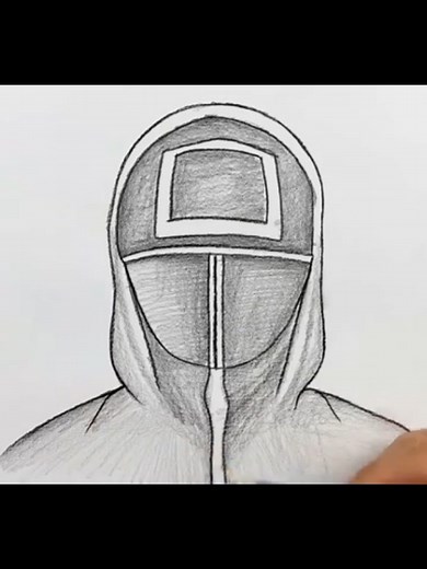 How to draw Squid qame character - Easy pencil drawing step by step - Squid game drawing . . . . . . . . #squidgame #squidgamesketch #squidgamenetflix #squidgameedit #sketching #awesome #drawing #animation#howtodrawface