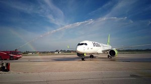 3.3K views · 106 reactions | Questa mattina il primo volo Air Baltic da Riga accolto con il #watercannon! | Ancona International Airport | Facebook
