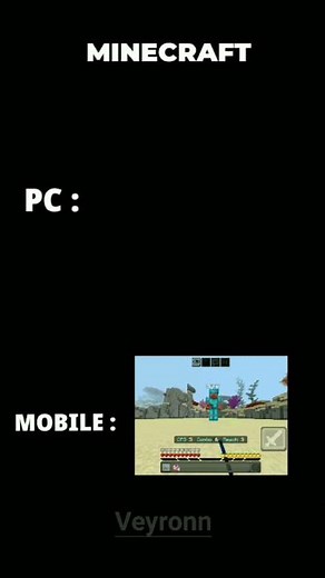 Minecraft PC vs Mobile: Which is Better?👀