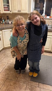 We have the best neighbors ever—on all sides. Gloria is teaching Indy how to bake extraordinary desserts, and I honestly think they’ve both had a blast. I’m not sure if Gloria realizes how much this means to me. Not only can I get a chance to rest, but she’s also giving Indy irreplaceable memories. 🥰 She’s one of the most altruistic, genuinely sweet women I’ve ever known. Anyway, while they baked today, I felt so much better about resting for a minute because I knew Indy was so happy. Thank you