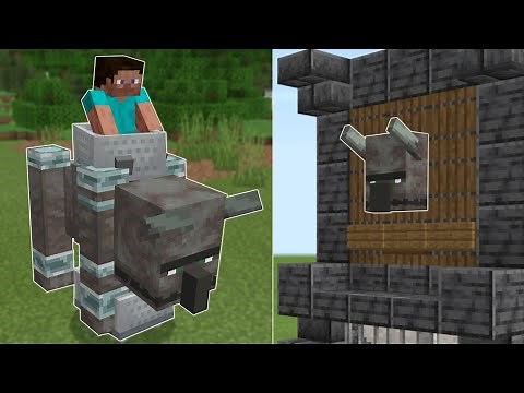 ✅Top 5 uses for the minecraft Ravager! 🦏
