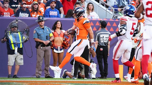 QB Bo Nix rushes for a 7-yard touchdown | Broncos vs. Giants