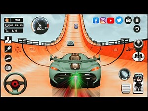 🚀 Epic Mega Ramp Stunts! Car Racing at Extreme Heights 😲