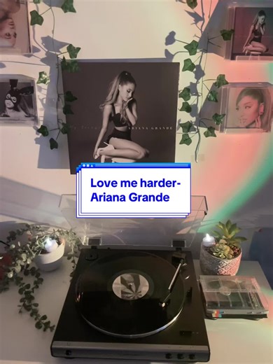 Love me harder-Ariana Grande🎙️✨☁️ DAY 2 OF POSTING ARI SONGS ON EACH ALBUM #arianagrande #theweeknd #myeverything #lovemeharder #vinyl