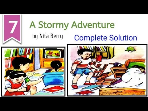 A Stormy Adventure Question Answer | Dav Class 7 English Chapter 7