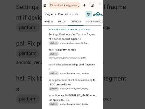 Pixel 4a (Sunfish) OS Log: LineageOS 23.2 Maintenance (4K) (AV1)