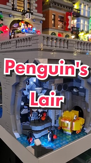 Exploring Penguin's Lair with LEGO Batman