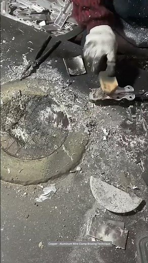 Copper-Aluminum Wire Clamp Brazing Technique !