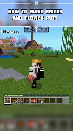 How to make Bricks in Minecraft! How to make flower pot in Minecraft! How to make Clay in Minecraft