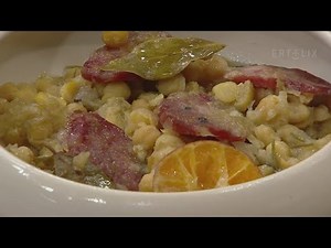 Ρεβιθάδα στη γάστρα με σαλάμι Λευκάδος | ΠΟΠ Μαγειρική | 09/04/2022 | ΕΡΤ