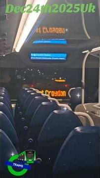 Tfl Croydon tram and 119 bus through east croydon 24th December 2025