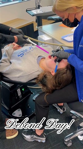 Hadleigh Graduated from Braces today!