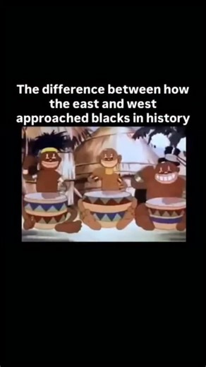 Thedictator 575 on Instagram: "The way people depict you in media really shows the level of respect they have for your people. These are two contrasting views of blacks (first one is American second cartoon is russian) one created in my home nation of the united states and the other created in the soviet union. While both don’t directly depict my people (because they had cartoons for that in america and they were just as bad) it shows people that look like me from africa who share my heritage if