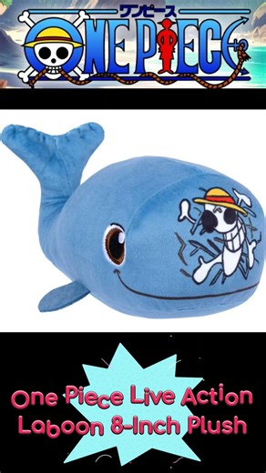 One Piece Live Action Laboon 8-Inch Plush
