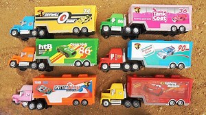 Mack Truck Disney Cars 3 Lightning McQueen Learn Colors with car toys For Kids | Toy Car