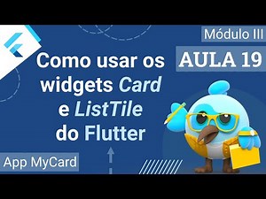#19 - MyCard App - How to use the Card and ListTile widgets in Flutter - Flutter and Dart Course